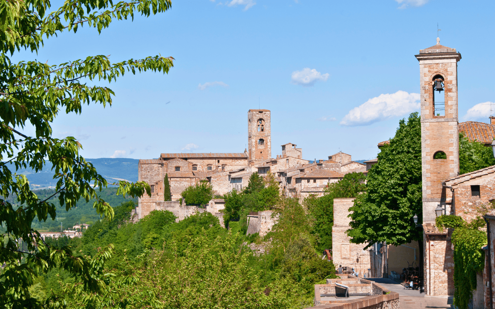 colle di val d'elsa vista panoramica
